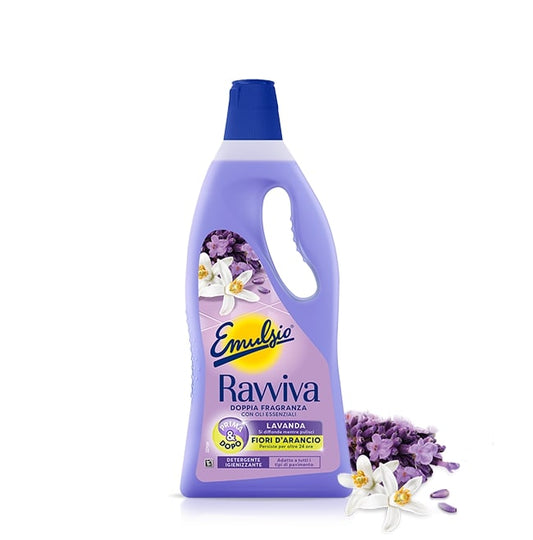 EMULSIO RAVVIVA TUTTI I TIPI DI PAVIMENTI 750ML LAVANDA E FIORI D'ARANCIO