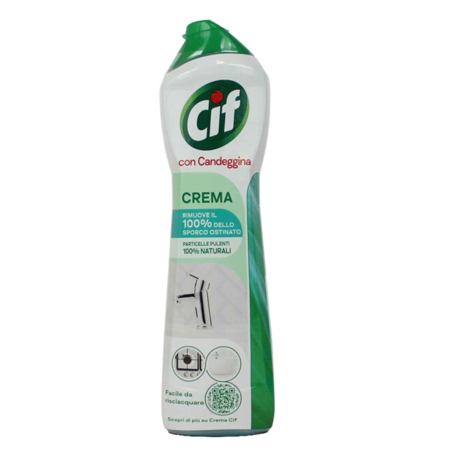 CIF GREEN ACTIVE CREMA 500ML CON CANDEGGINA