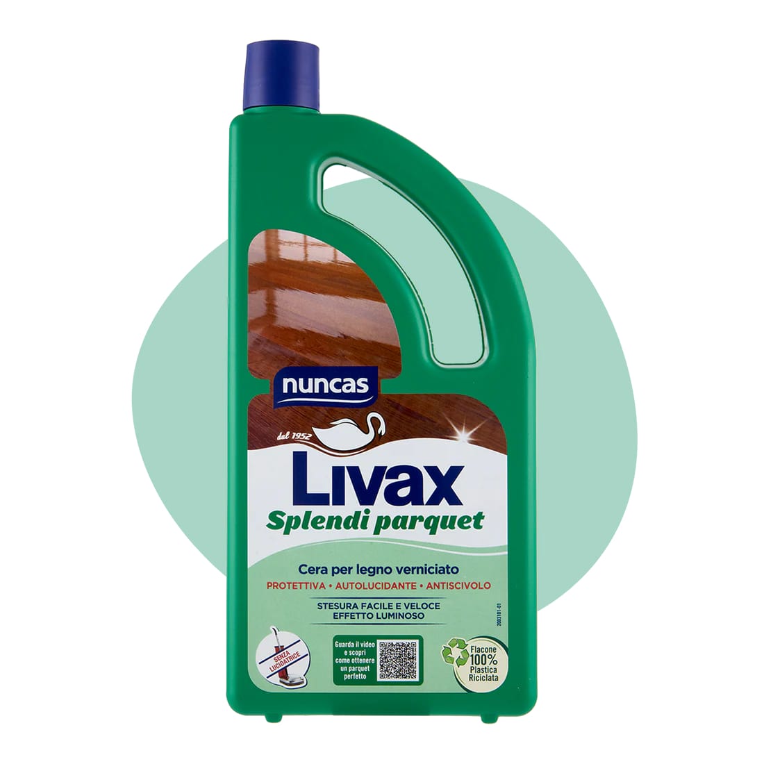 NUNCAS LIVAX 1L SPLENDI PARQUET CERA PER LEGNO VERNICIATO