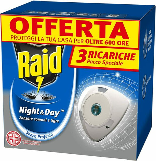 RAID NIGHT&DAY RICARICHE 3PZ