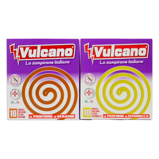 VULCANO 10 SPIRALI EXTRA GERANIO/CITRONELLA