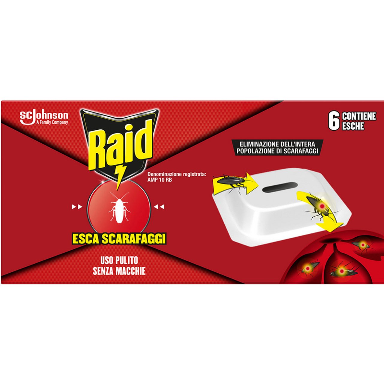 RAID ESCA SCARAFAGGI 6 ESCHE INSETTICIDE