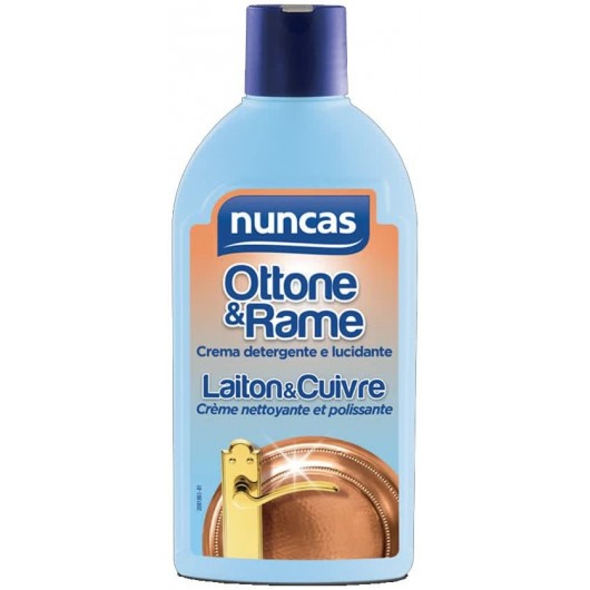 NUNCAS OTTONE&RAME CREMA DETERGENTE E LUCIDANTE 250ML