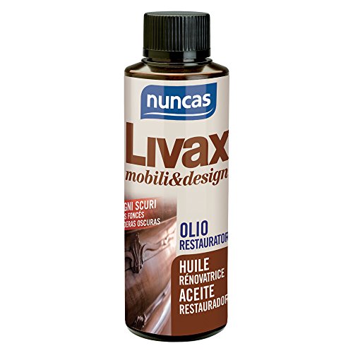 NUNCAS LIVAX MOBILI&DESIGN OLIO RESTAURATORE 120ML LEGNI SCURI