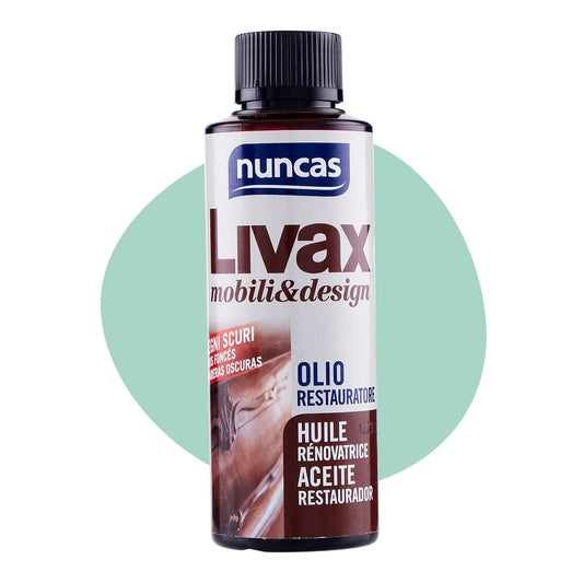 NUNCAS LIVAX MOBILI&DESIGN OLIO RESTAURATORE 120ML LEGNI SCURI