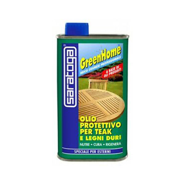 SARATOGA GREENHOME OLIO PROTETTIVO PER TEAK E LEGNI DURI 250ML