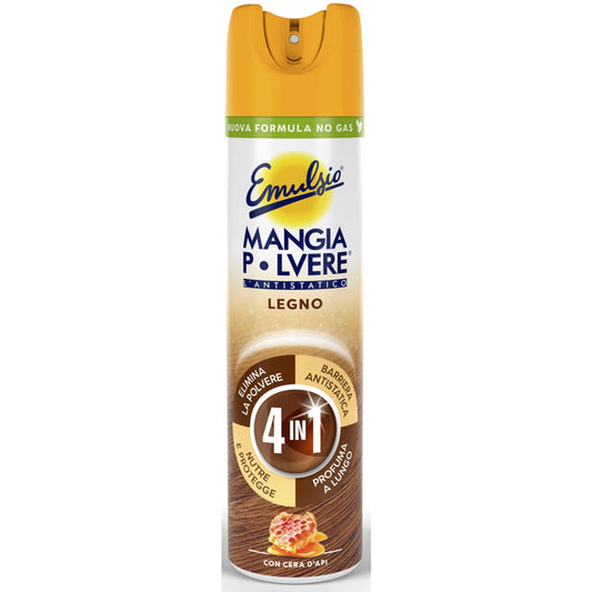 EMULSIO MANGIA POLVERE 300ML LEGNO 4IN1 CERA D'API