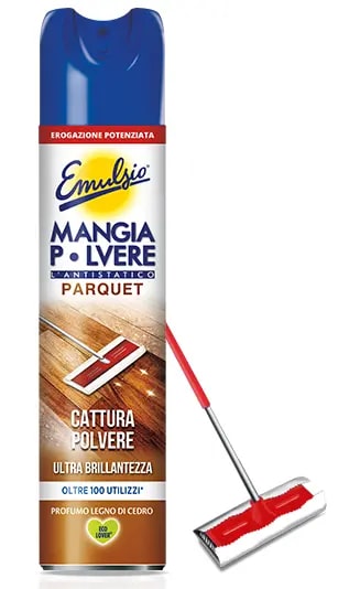 EMULSIO MANGIA POLVERE 300ML PARQUET PROFUMO LEGNO DI CEDRO