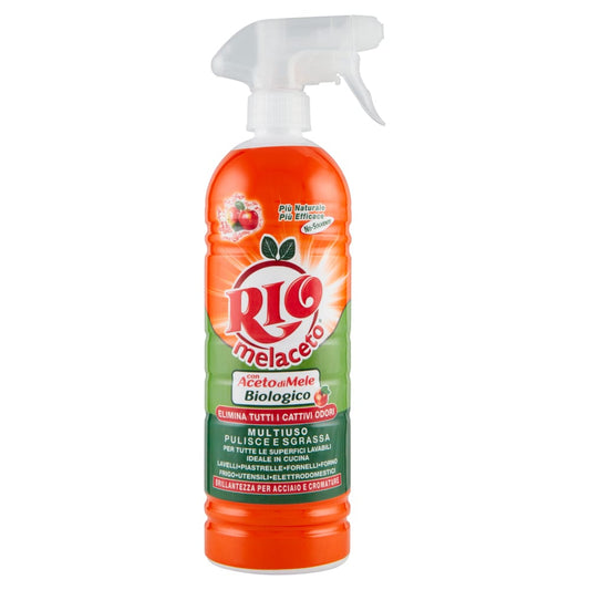 RIO MELACETO MULTIUSO PULISCE E SGRASSA SPRAY 800ML CON ACETO DI MELE BIOLOGICO