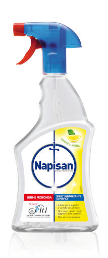 NAPISAN SPRAY IGIENIZZANTE 750ML SUPERFICI LIMONE E MENTA