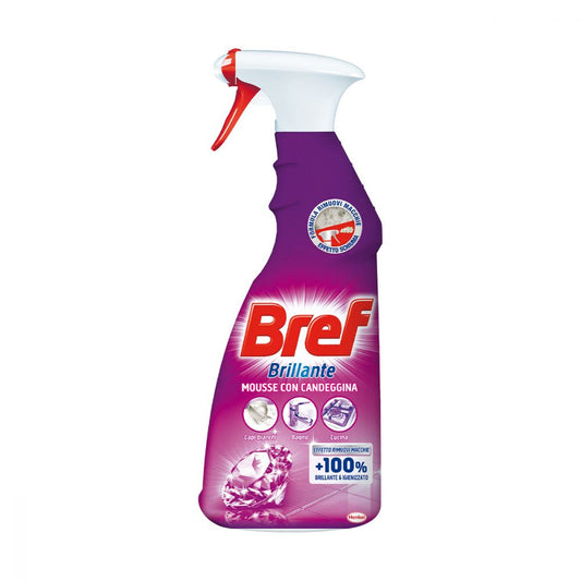 BREF SPRAY BRILLANTE 650ML MOUSSE CON CANDEGGINA