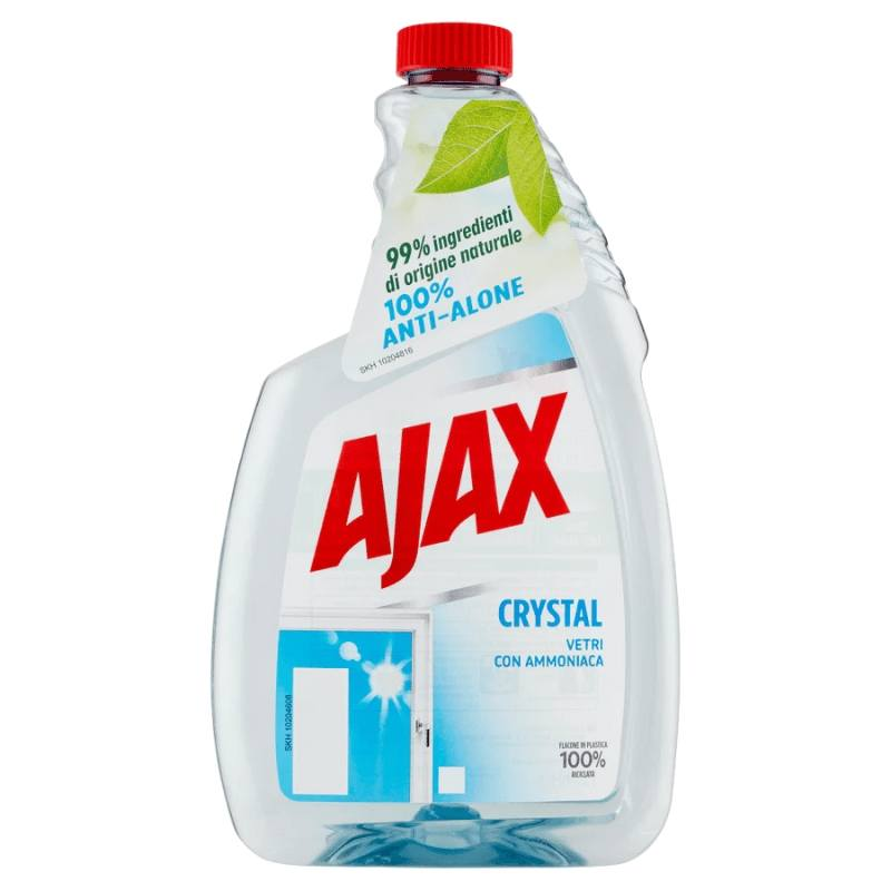 AJAX VETRI CRYSTAL CON AMMONIACA RICARICA 750ML