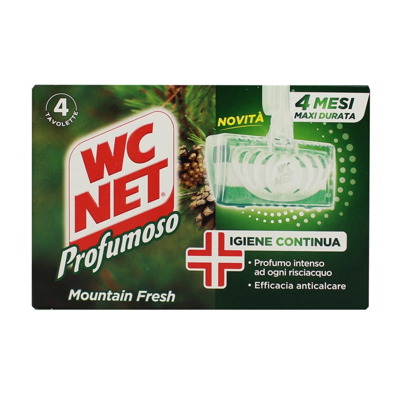 WC NET PROFUMOSO TAVOLETTE MOUNTAIN FRESH X4
