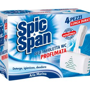 SPIC&SPAN DEO TAVOLETTA WC 4PZ ARIA MARINA