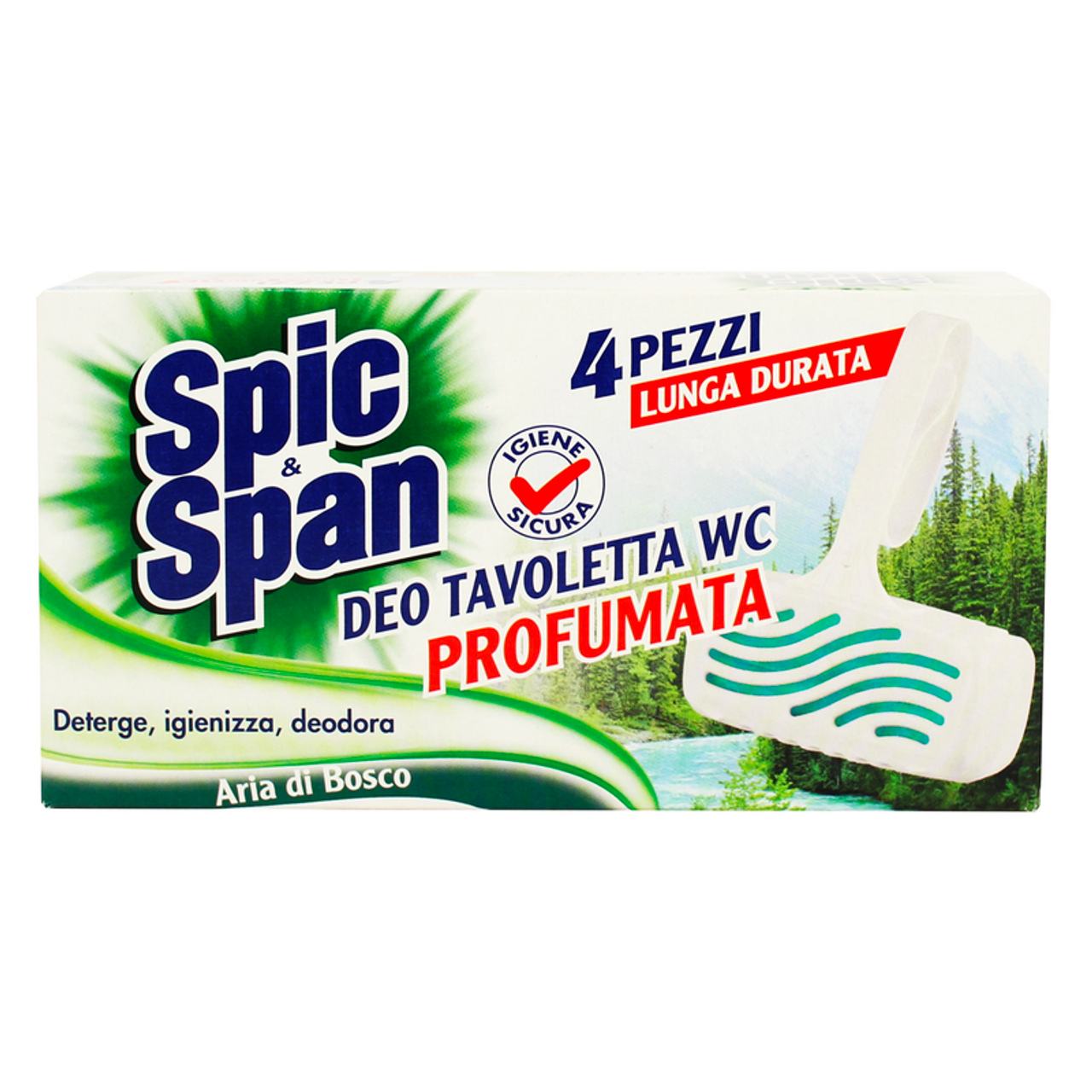 SPIC&SPAN DEO TAVOLETTA WC 4PZ ARIA DI BOSCO