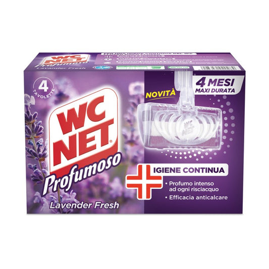 WC NET PROFUMOSO TAVOLETTE LAVENDER FRESH X4