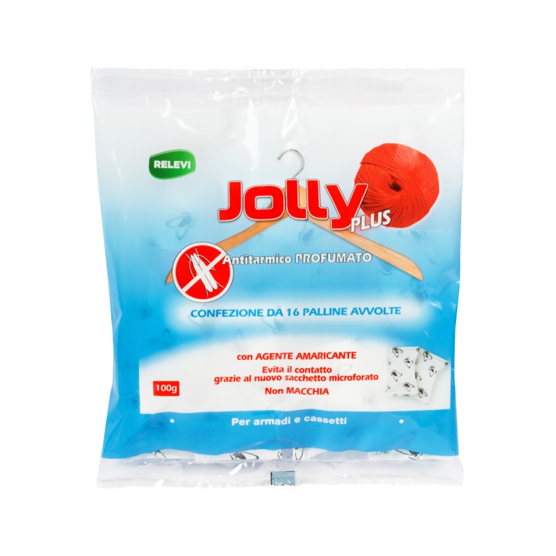 RELEVI JOLLY PLUS ANTITARMICO PROFUMATO 16 PALLINE 100G