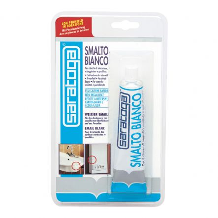 SARATOGA SMALTO BIANCO RITOCCHI IN TUBETTO 45GR