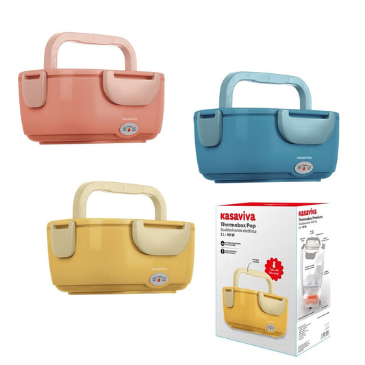 KASAVIVA THERMOBOX POP SCALDAVIVANDE ELETTRICO 1L 40W COLORI ASSORTITI