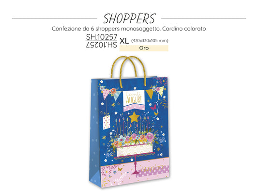 CROMO NB SHOPPER COMPLEANNO SH.10257XL