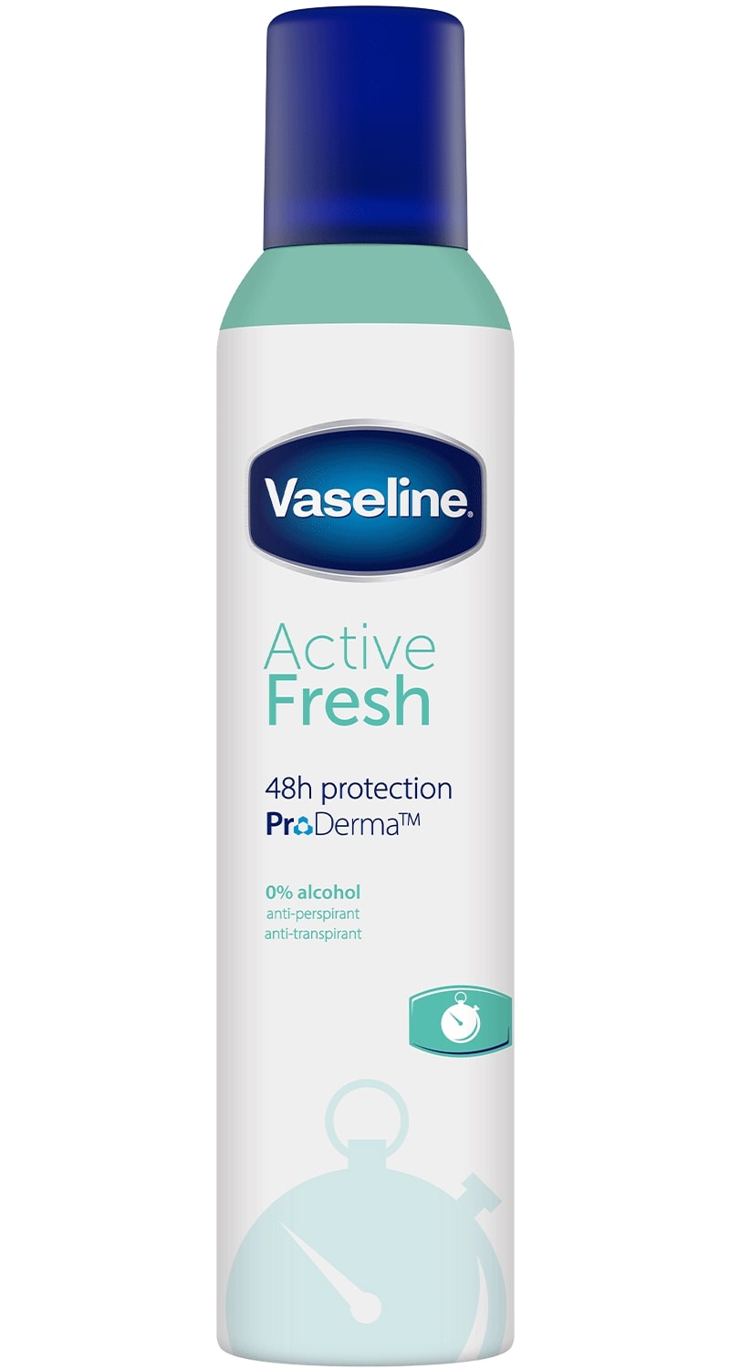 VASELINE DEO SPRAY 250ML ACTIVE FRESH
