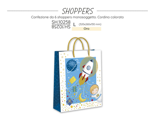 CROMO NB SHOPPER BAMBINI SH.10258L