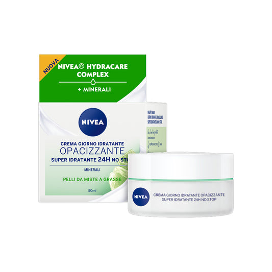 NIVEA CREMA GIORNO IDRATANTE OPACIZZANTE 50ML MINERALI PELLI DA MISTE A GRASSE