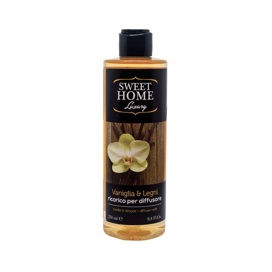 SWEET HOME LUXURY RICARICA PER DIFFUSORE 250ML VANIGLIA & LEGNI