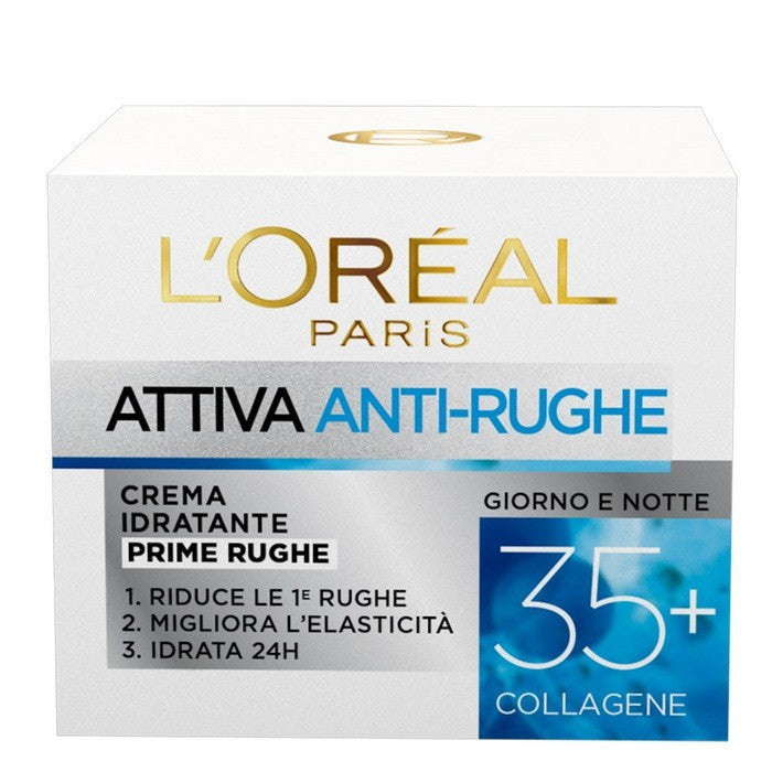 L'OREAL ATTIVA ANTI-RUGHE 35+ CREMA IDRATANTE PRIME RUGHE GIORNO E NOTTE 50ML
