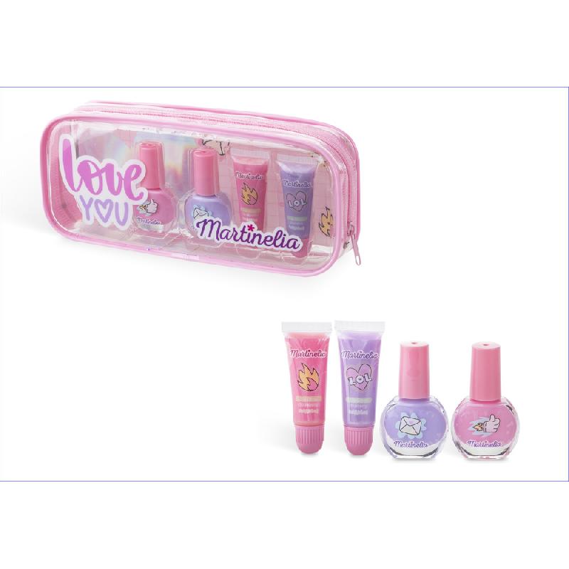 MARTINELIA SUPER GIRL NAIL POLISH & LIP GLOSS BAG 31112