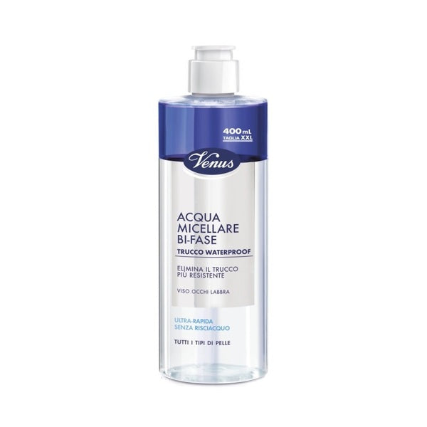 VENUS ACQUA MICELLARE 400ML BI-FASE WATERPROOF