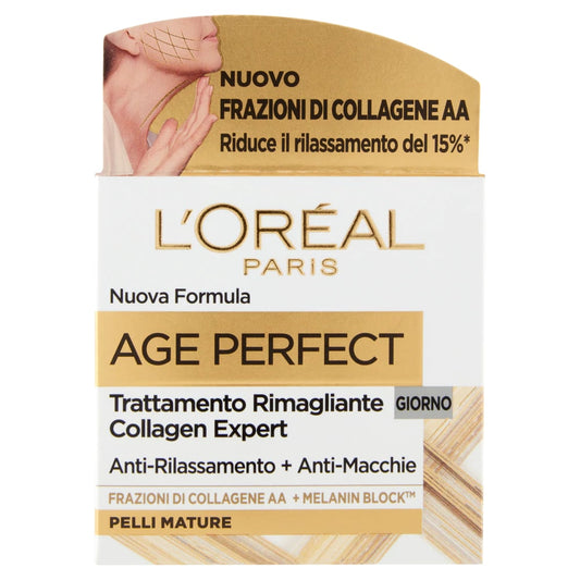 L'OREAL AGE PERFECT GIORNO 50ML TRATTAMENTO RIMAGLIANTE COLLAGEN EXPERT