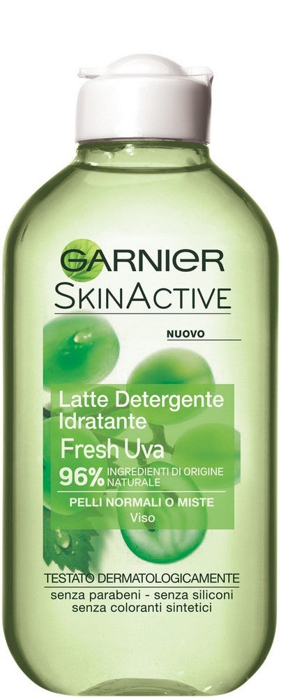 GARNIER LATTE DETERGENTE 200ML IDRATANTE FRESH UVA