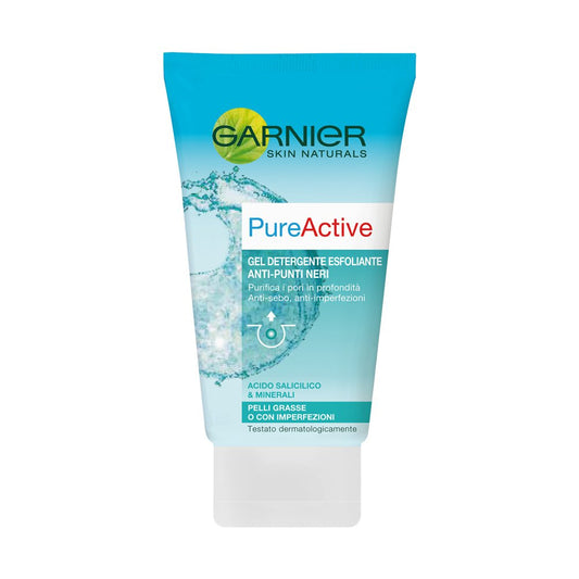 GARNIER PURE ACTIVE GEL DETERGENTE ESFOLIANTE ANTI-PUNTI NERI 150ML