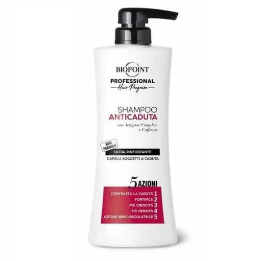 BIOPOINT SHAMPOO 400ML ANTICADUTA ULTRA RINFORZANTE 5 AZIONI CAPELLI SOGGETTI A CADUTA