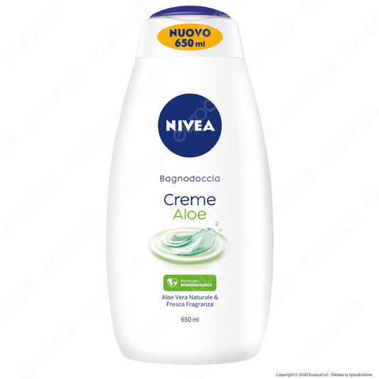 NIVEA BAGNODOCCIA 650ML CREME ALOE