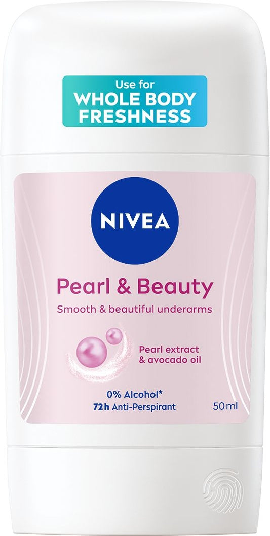 NIVEA DEO STICK 50ML PEARL & BEAUTY 72H