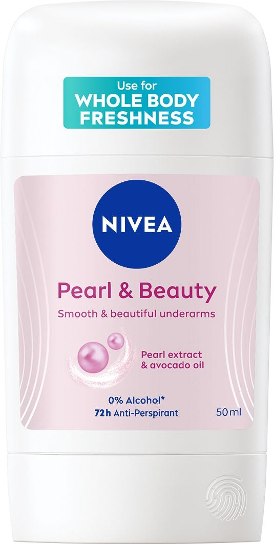 NIVEA DEO STICK 50ML PEARL & BEAUTY 72H