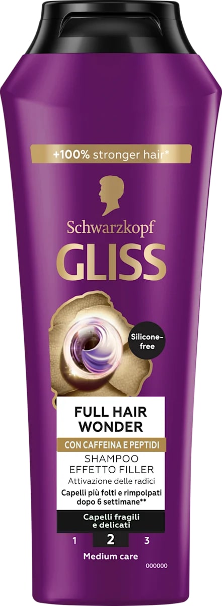 TESTANERA GLISS SHAMPOO 250ML FULL HAIR WONDER