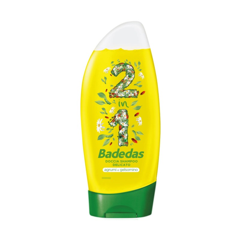 BADEDAS DOCCIA SHAMPOO 250ML DELICATO 2IN1 AGRUMI E GELSOMINO