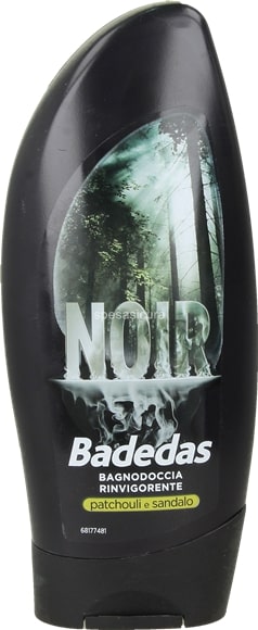 BADEDAS BAGNODOCCIA 250ML NOIR RINVIGORENTE PATCHOULI E SANDALO