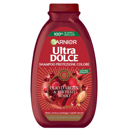 GARNIER ULTRA DOLCE SHAMPOO 400ML OLIO D'ARGAN & MIRTILLO ROSSO