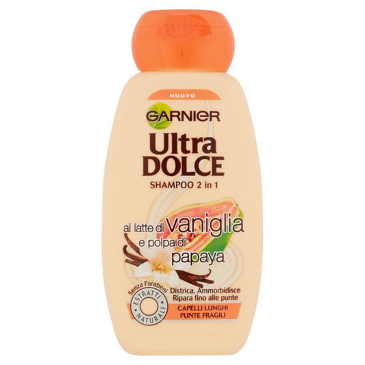 GARNIER ULTRA DOLCE SHAMPOO 400ML VANIGLIA E PAPAYA