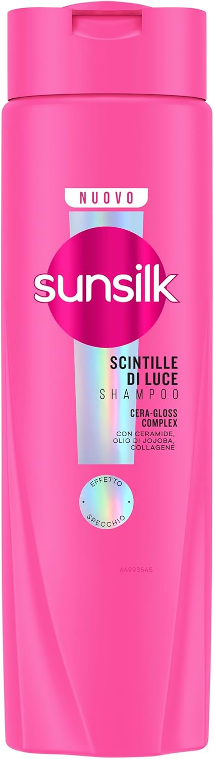 SUNSILK SHAMPOO 250ML SCINTILLE DI LUCE CERA-GLOSS COMPLEX EFFETTO SPECCHIO