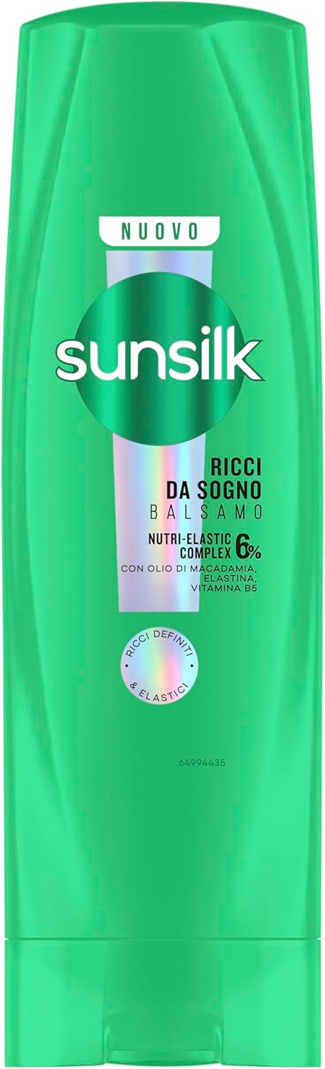 SUNSILK BALSAMO 200ML RICCI DA SOGNO 6% NUTRI-ELASTIC COMPLEX
