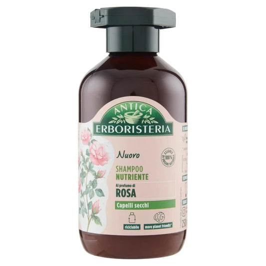 ANTICA ERBORISTERIA SHAMPOO 250ML NUTRIENTE ROSA CAPELLI SECCHI