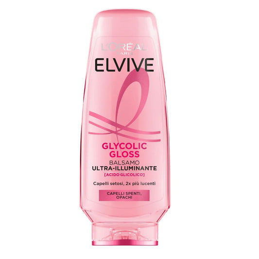 L'OREAL ELVIVE BALSAMO 400ML GLYCOLIC GLOSS ULTRA-ILLUMINANTE