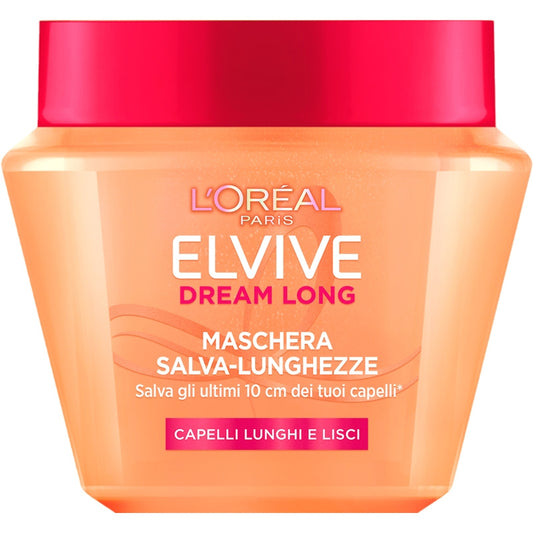 L'OREAL ELVIVE MASCHERA 300ML DREAM LONG SALVA-LUNGHEZZE CAPELLI LUNGHI E LISCI