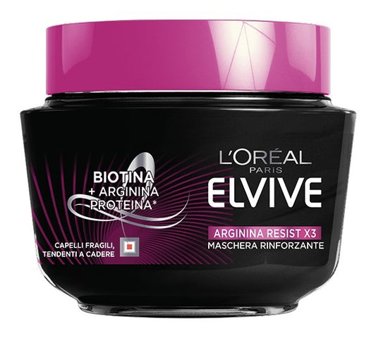 L'OREAL ELVIVE MASCHERA 300ML ARGININA RESIST X3