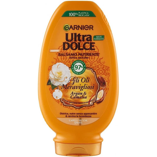 GARNIER ULTRA DOLCE BALSAMO 360ML GLI OLI MERAVIGLIOSI ARGAN & CAMELIA